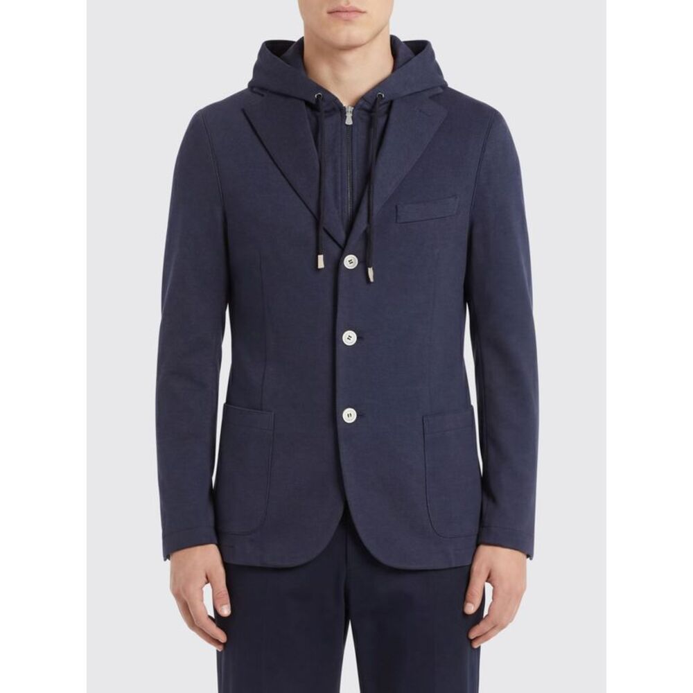 Eleventy Jacket Men Blue